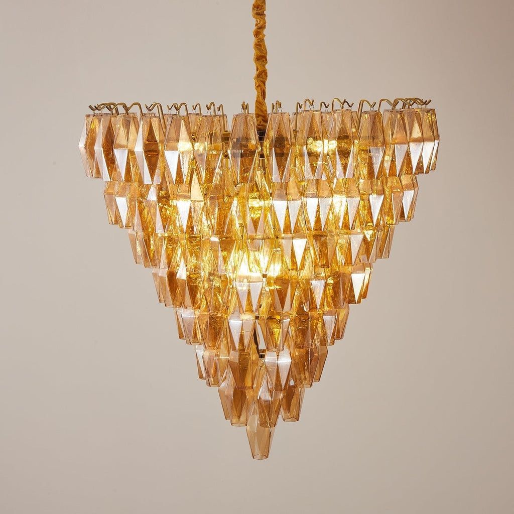Brevenley Glass Chandelier-Moonnatur