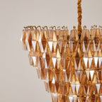 Brevenley Glass Chandelier-Moonnatur