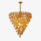 Brevenley Glass Chandelier-Moonnatur