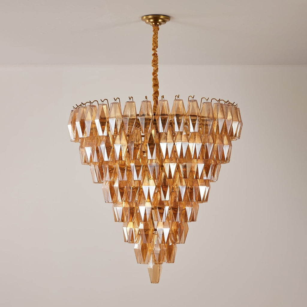 Brevenley Glass Chandelier-Moonnatur