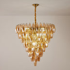 Brevenley Glass Chandelier-Moonnatur