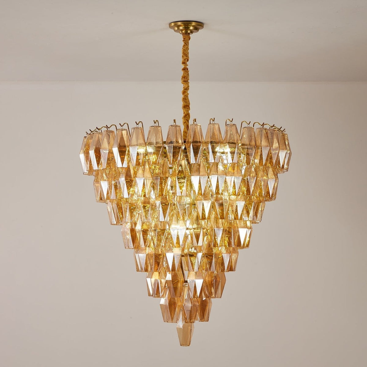 Brevenley Glass Chandelier-Moonnatur