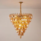 Brevenley Glass Chandelier-Moonnatur