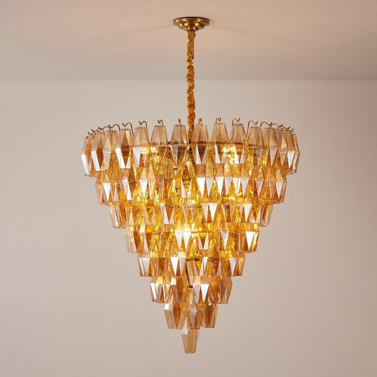 Brevenley Glass Chandelier-Moonnatur