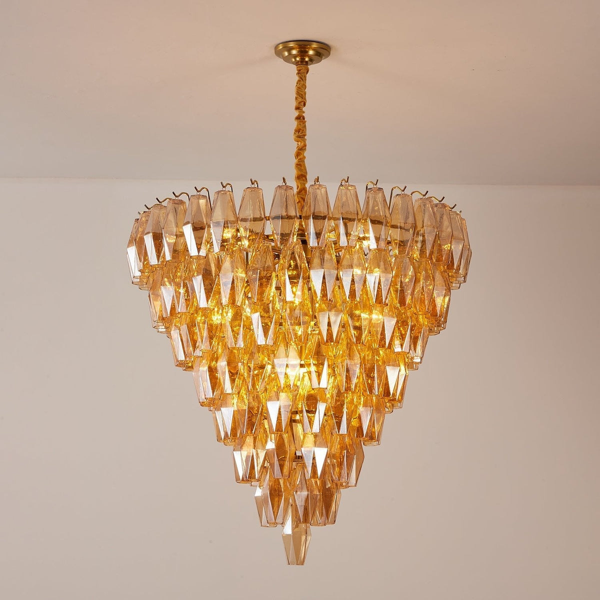 Brevenley Glass Chandelier-Moonnatur