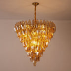 Brevenley Glass Chandelier-Moonnatur