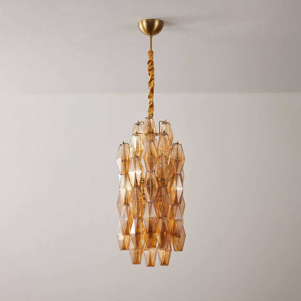 Barrowcove Glass Chandelier-Moonnatur