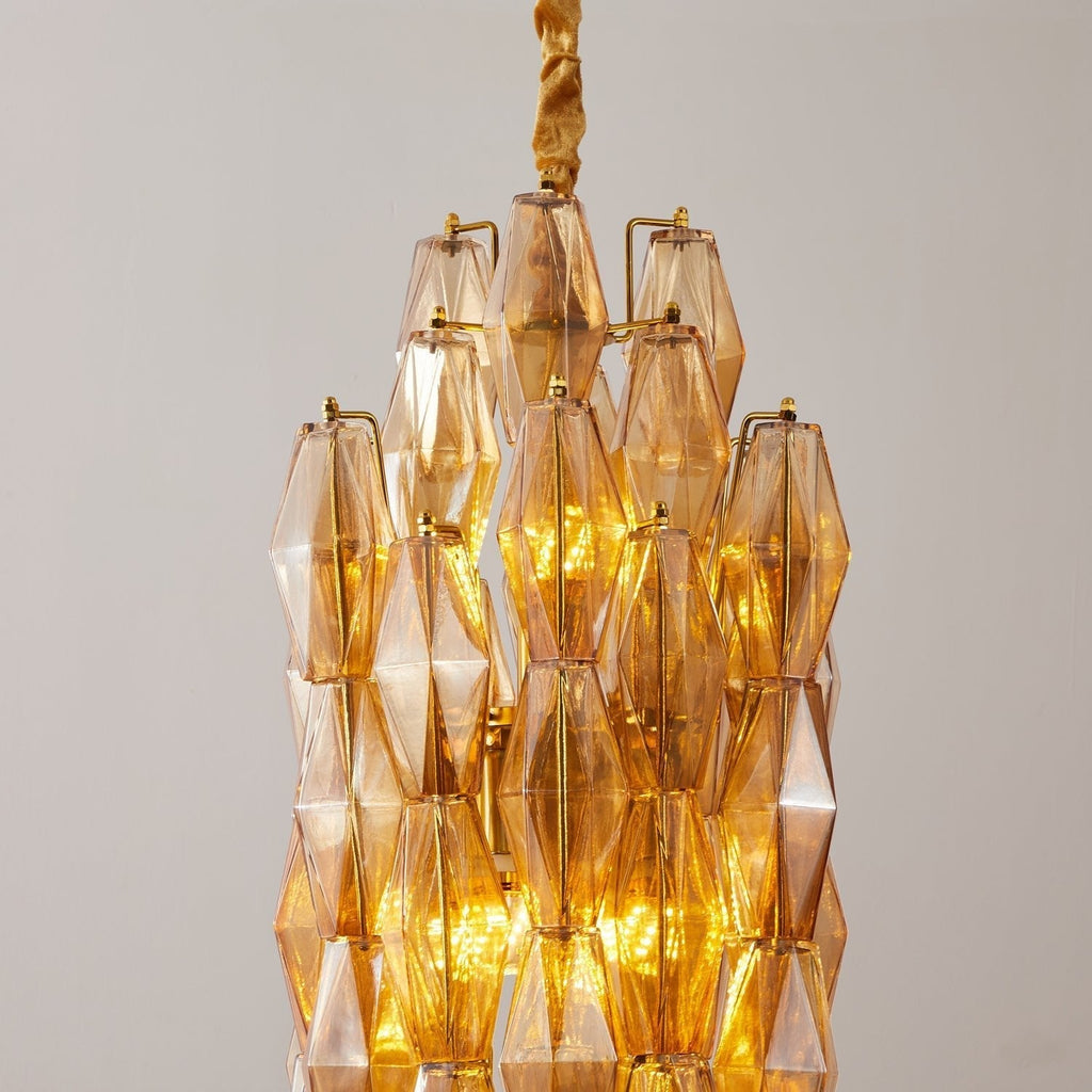 Barrowcove Glass Chandelier-Moonnatur