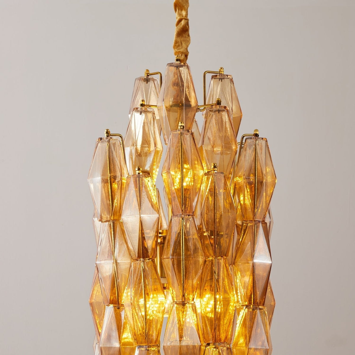 Barrowcove Glass Chandelier-Moonnatur