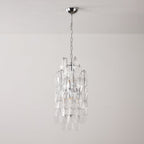 Barrowcove Glass Chandelier-Moonnatur