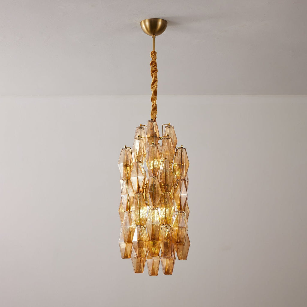 Barrowcove Glass Chandelier-Moonnatur