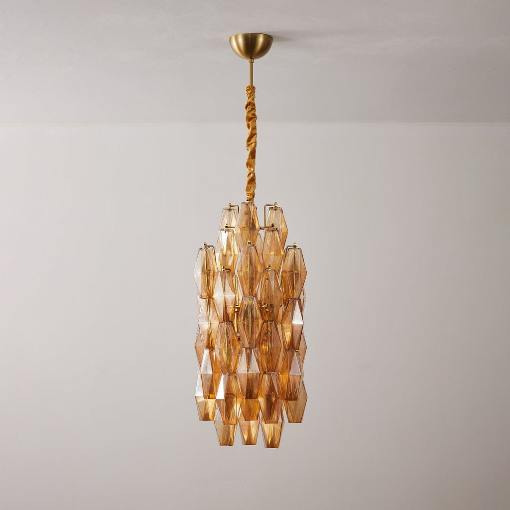 Barrowcove Glass Chandelier-Moonnatur