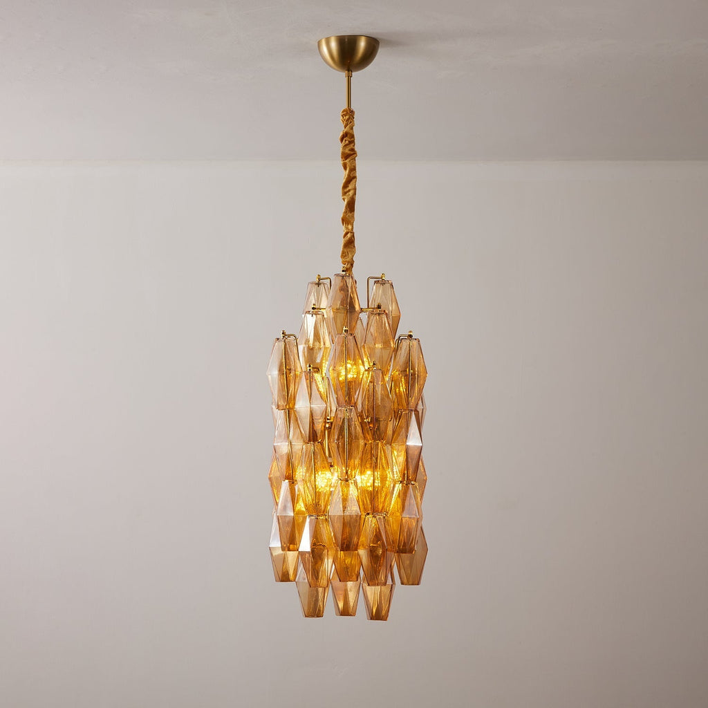 Barrowcove Glass Chandelier-Moonnatur