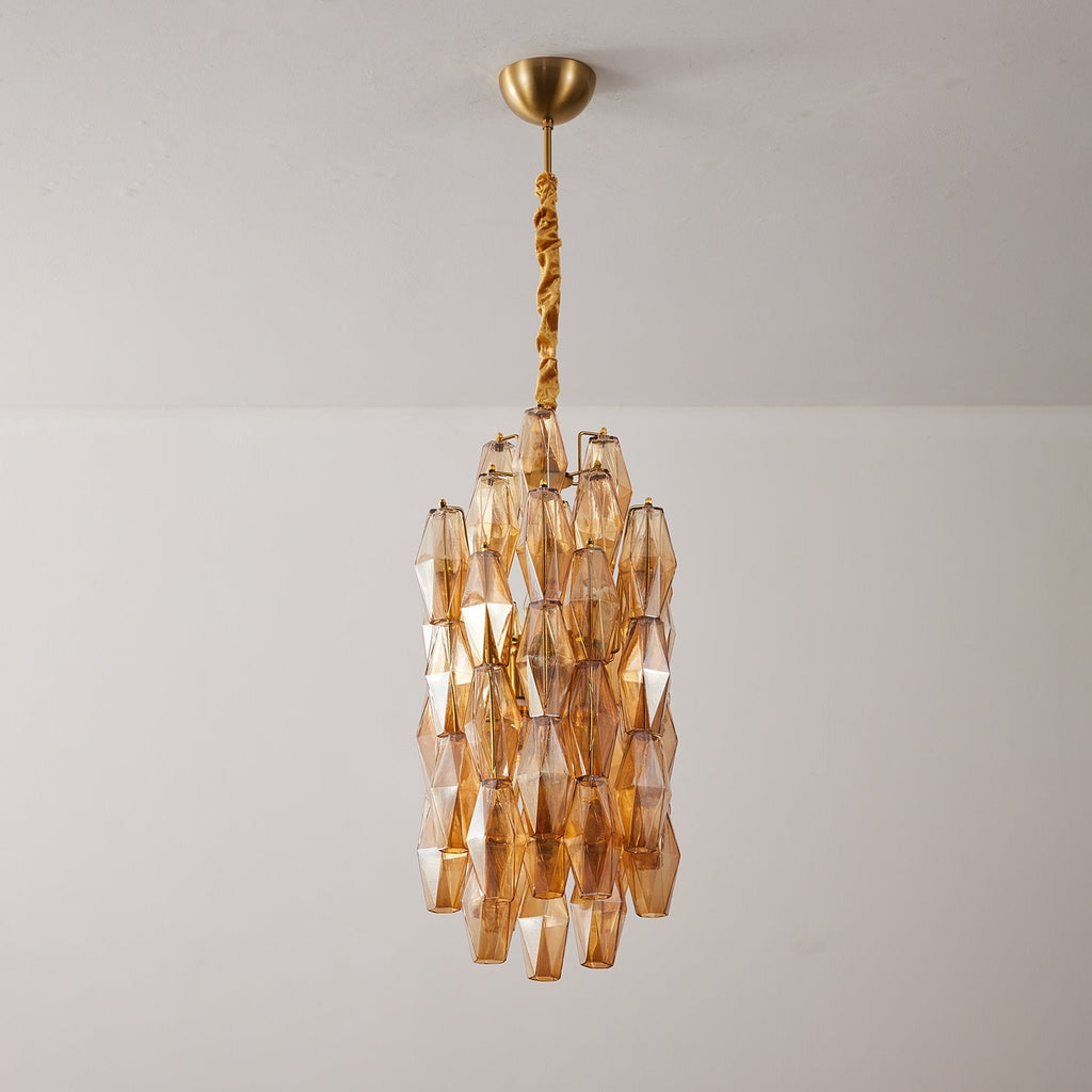 Barrowcove Glass Chandelier-Moonnatur