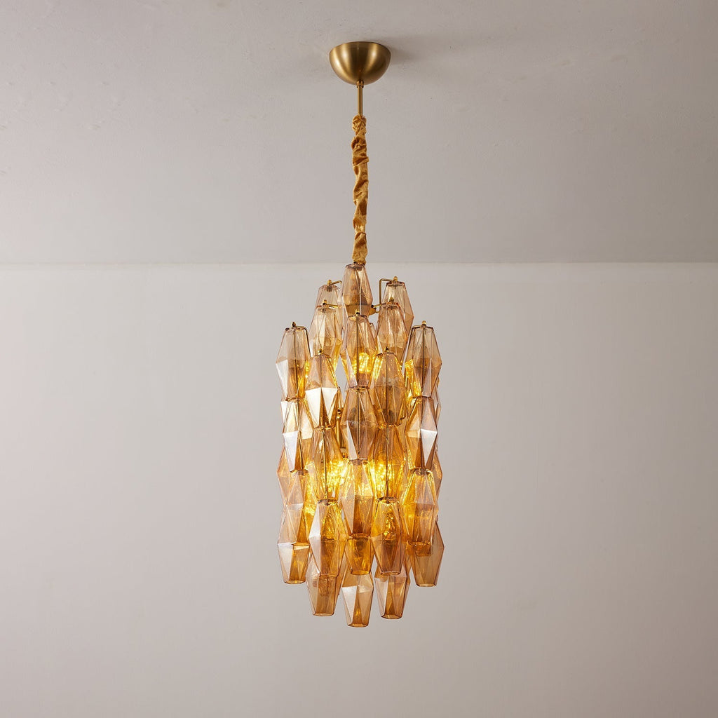 Barrowcove Glass Chandelier-Moonnatur