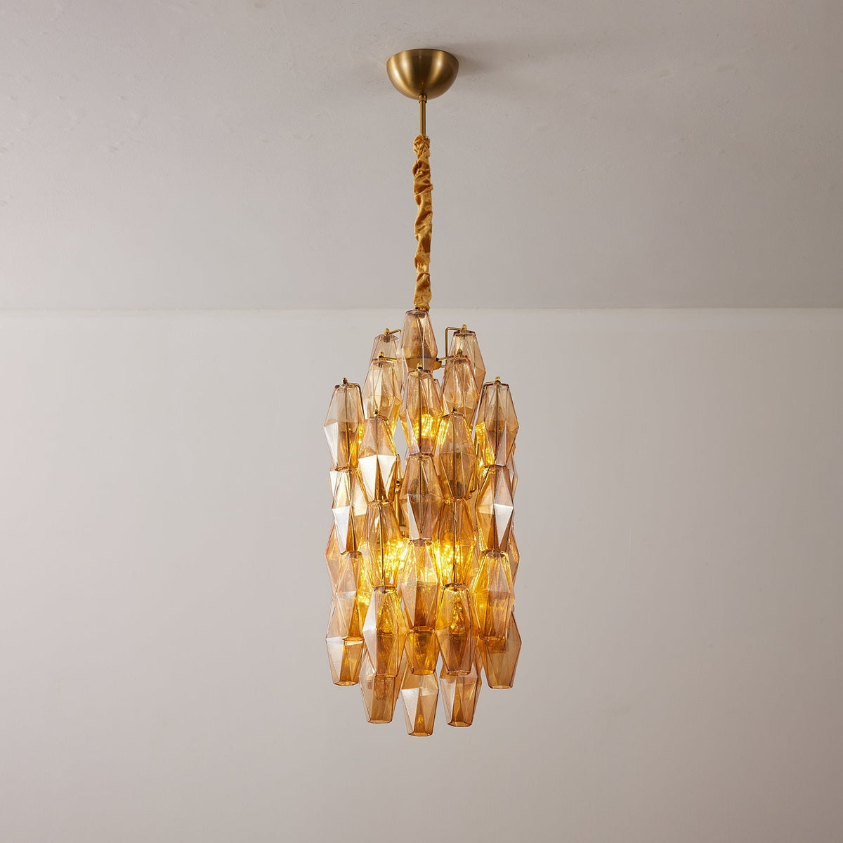 Barrowcove Glass Chandelier-Moonnatur