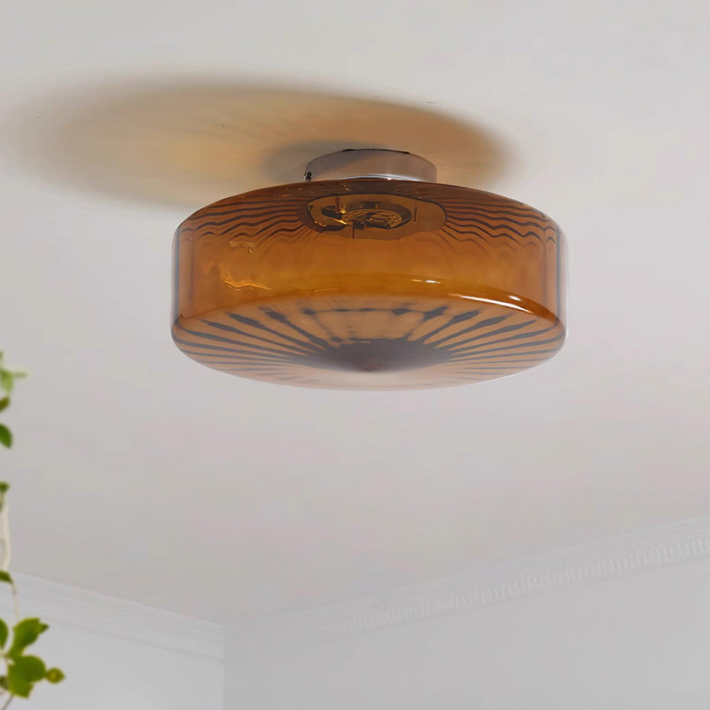 Lathenelis Glass Ceiling Light-Moonnatur