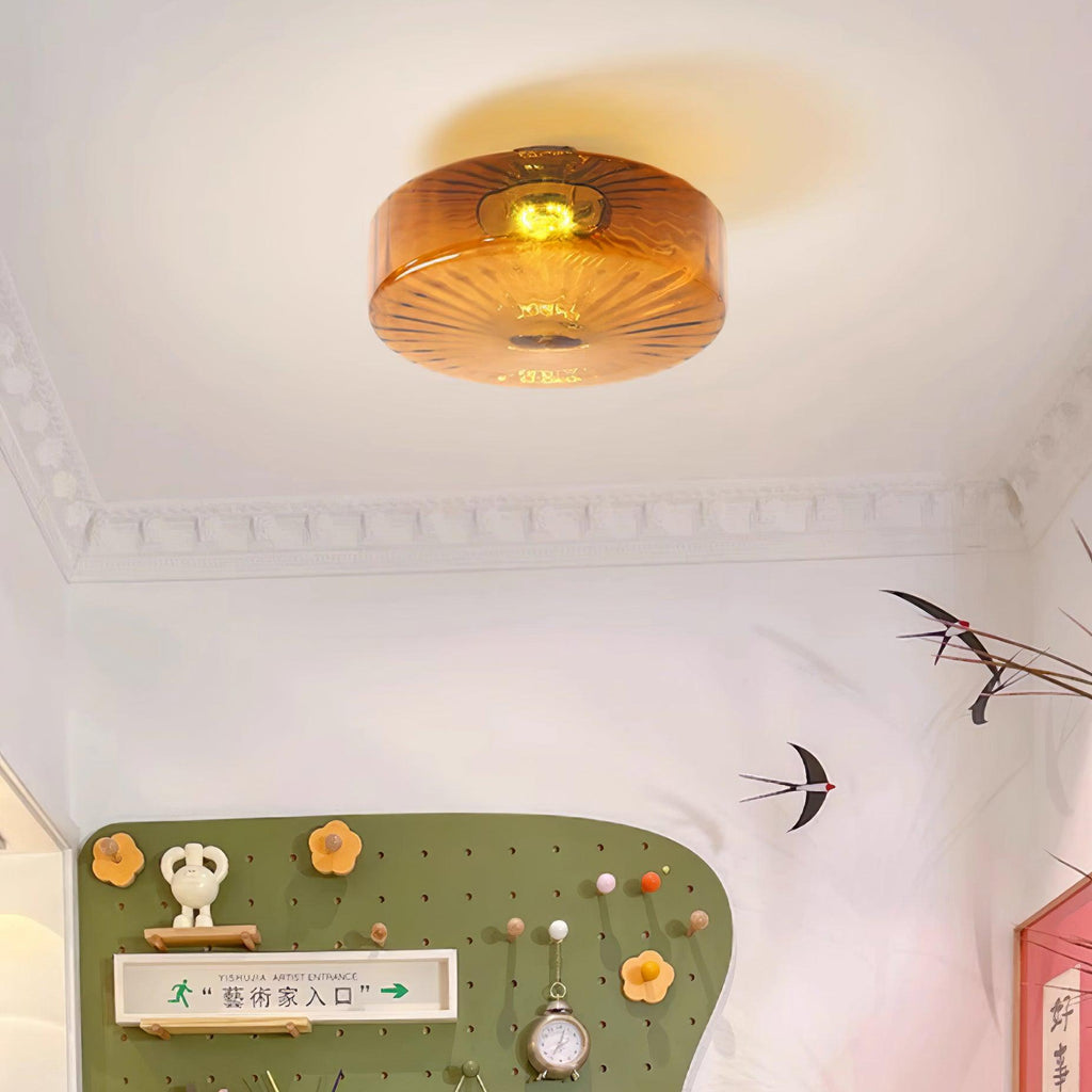 Lathenelis Glass Ceiling Light-Moonnatur