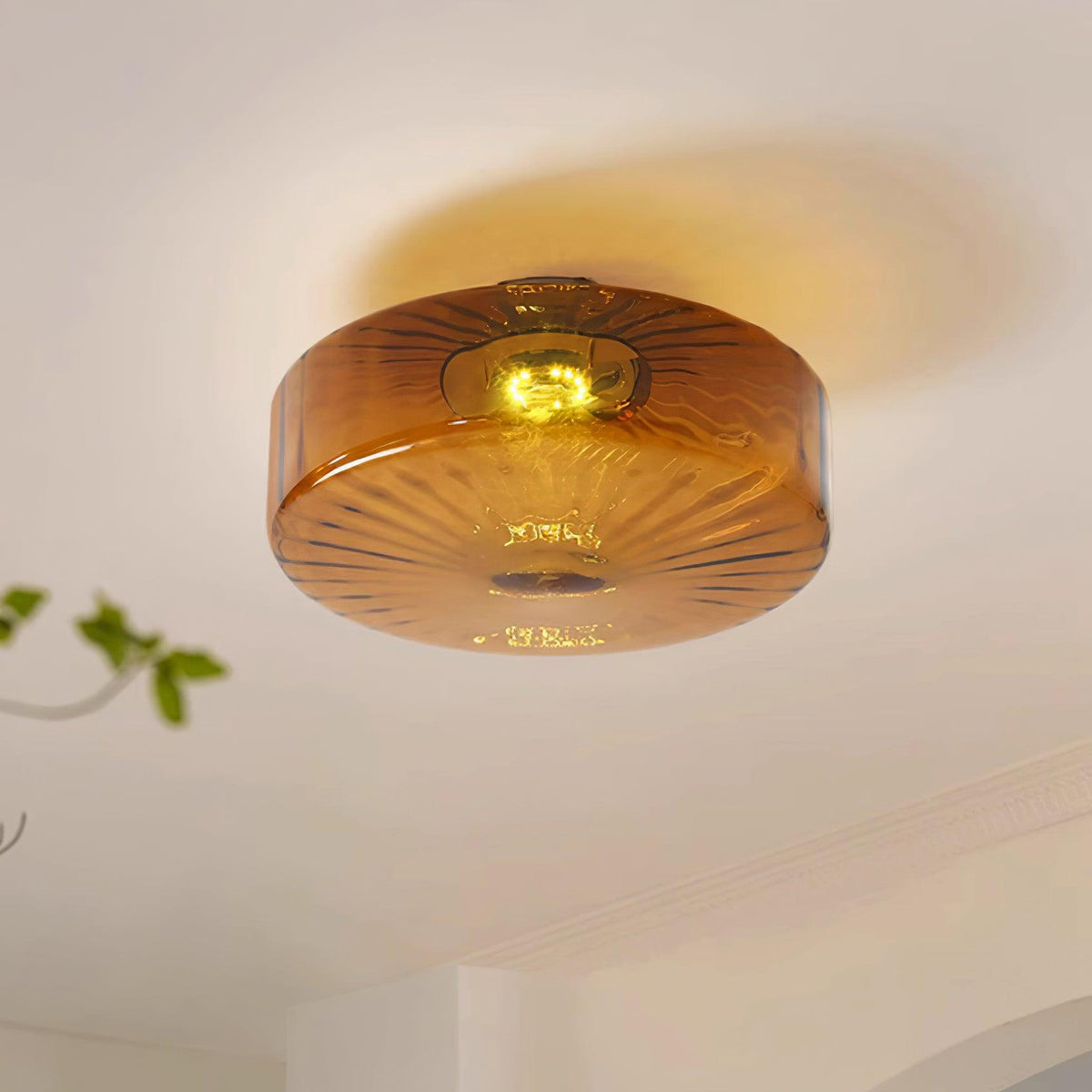 Lathenelis Glass Ceiling Light-Moonnatur