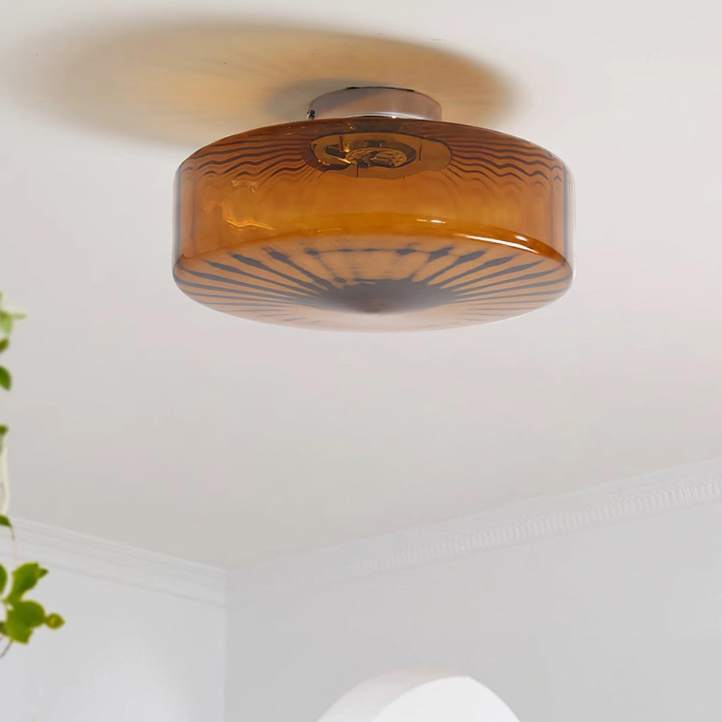 Lathenelis Glass Ceiling Light-Moonnatur