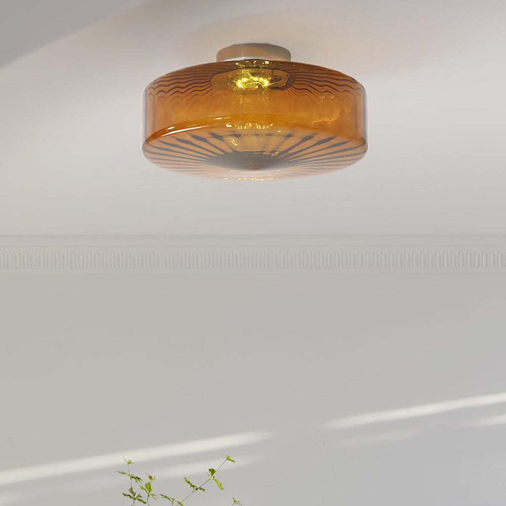 Lathenelis Glass Ceiling Light-Moonnatur