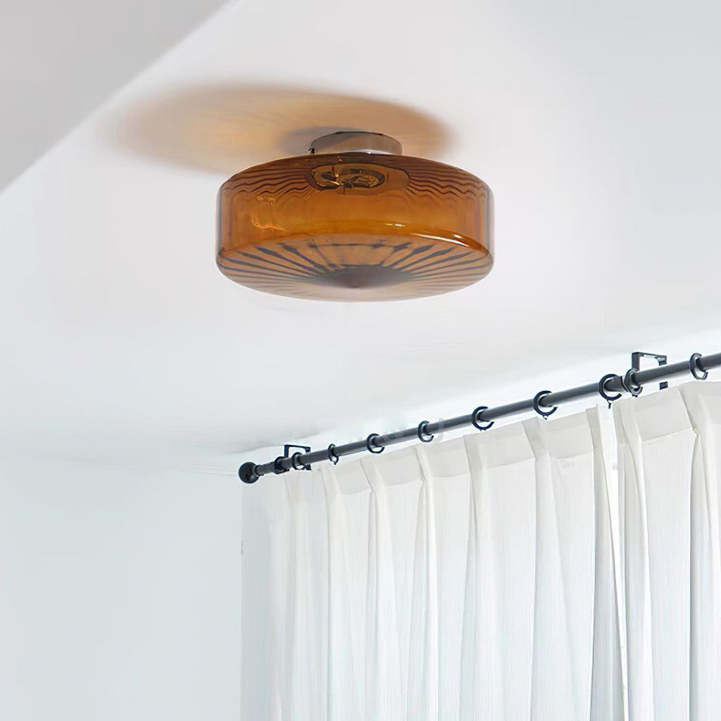 Lathenelis Glass Ceiling Light-Moonnatur