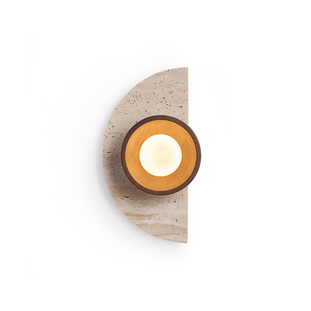 Gildenenora Travertine Wall Light-Moonnatur