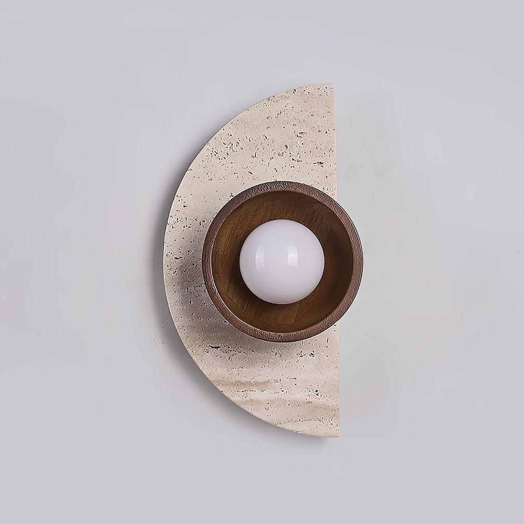 Gildenenora Travertine Wall Light-Moonnatur
