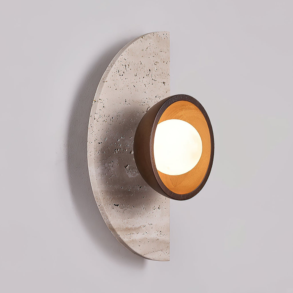 Gildenenora Travertine Wall Light-Moonnatur