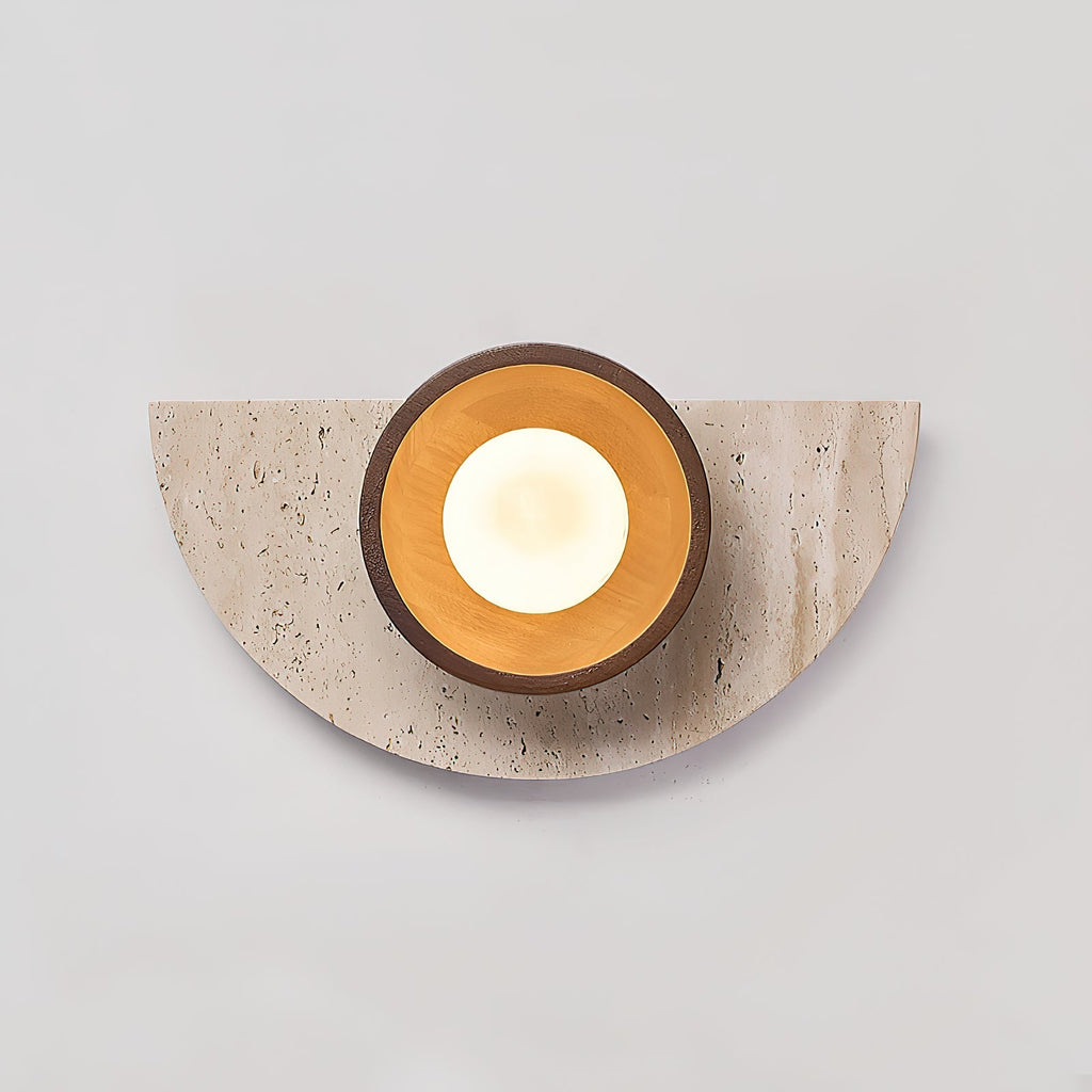 Gildenenora Travertine Wall Light-Moonnatur