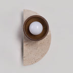 Gildenenora Travertine Wall Light-Moonnatur