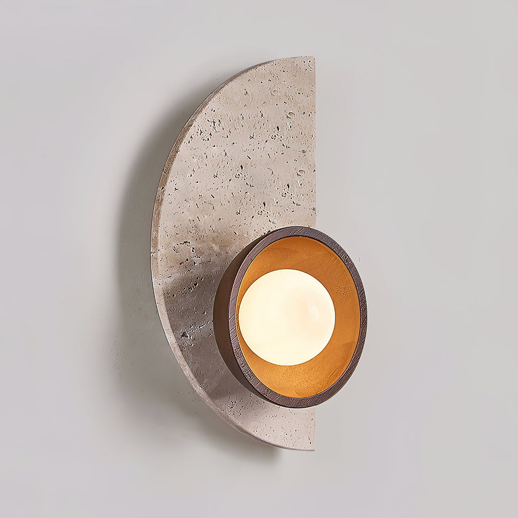 Gildenenora Travertine Wall Light-Moonnatur