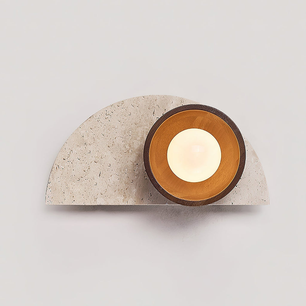Gildenenora Travertine Wall Light-Moonnatur