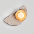 Gildenenora Travertine Wall Light-Moonnatur