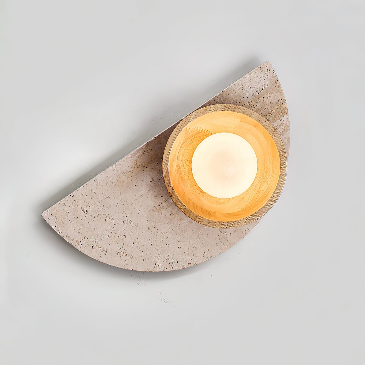 Gildenenora Travertine Wall Light-Moonnatur