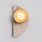 Gildenenora Travertine Wall Light-Moonnatur