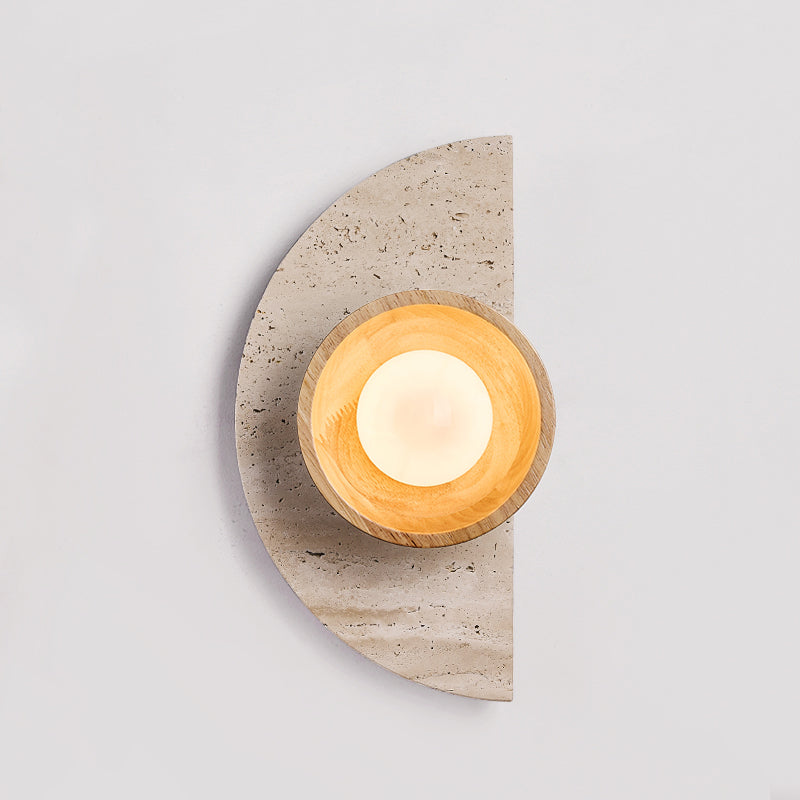 Gildenenora Travertine Wall Light-Moonnatur
