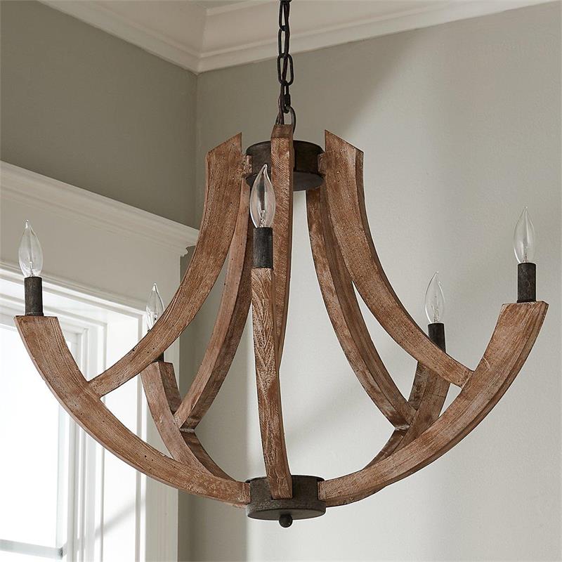 Galdenelyn Wood Pendant Light-Moonnatur