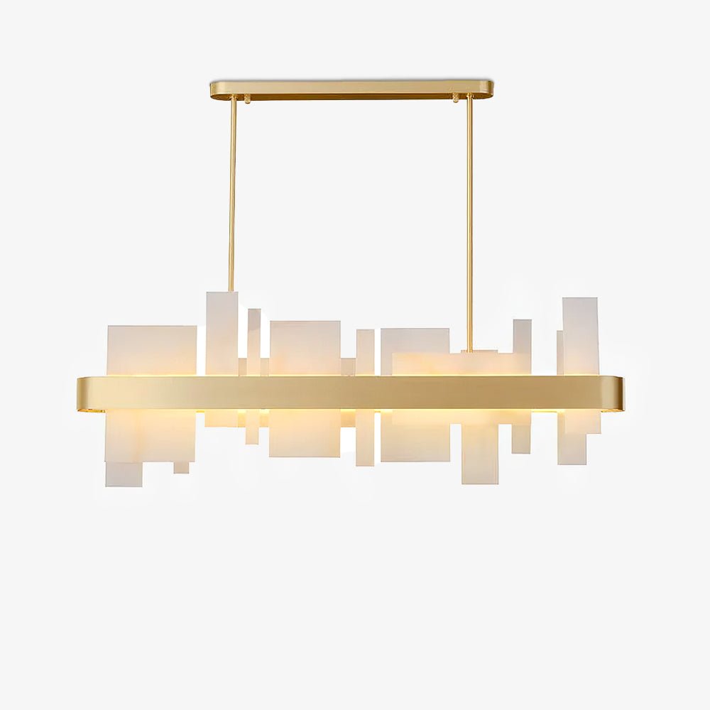 Helrenora Brass Chandelier-Moonnatur