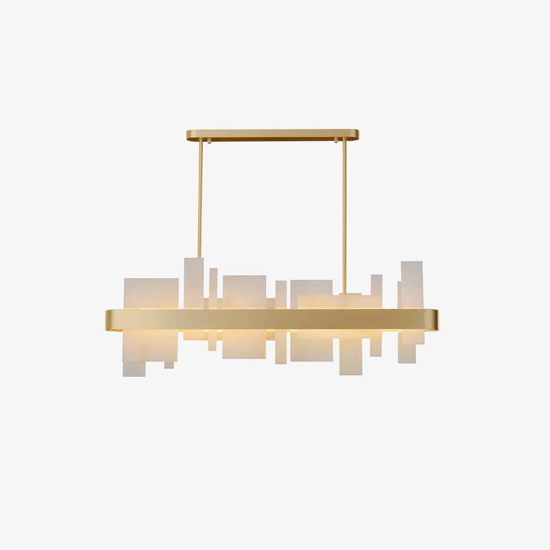 Helrenora Brass Chandelier-Moonnatur