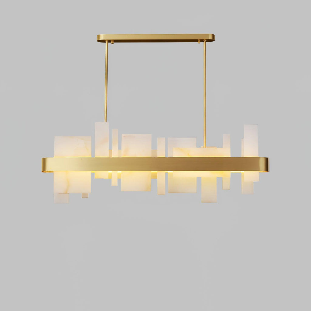 Helrenora Brass Chandelier-Moonnatur