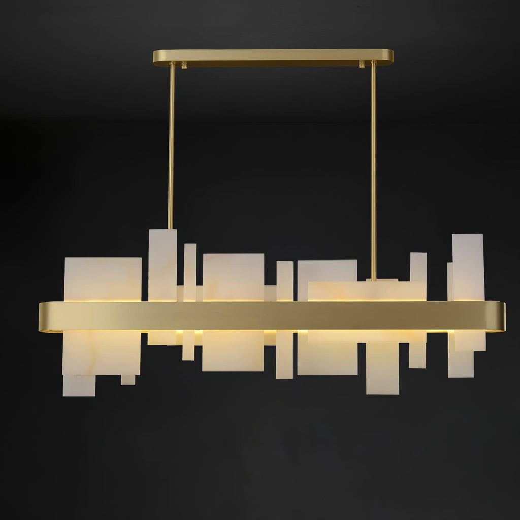Helrenora Brass Chandelier-Moonnatur