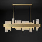 Helrenora Brass Chandelier-Moonnatur