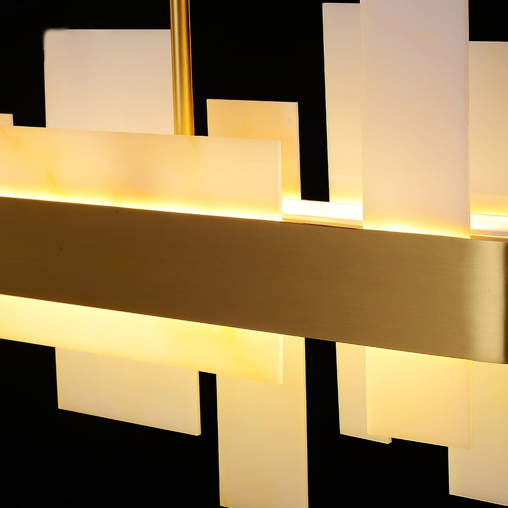 Helrenora Brass Chandelier-Moonnatur