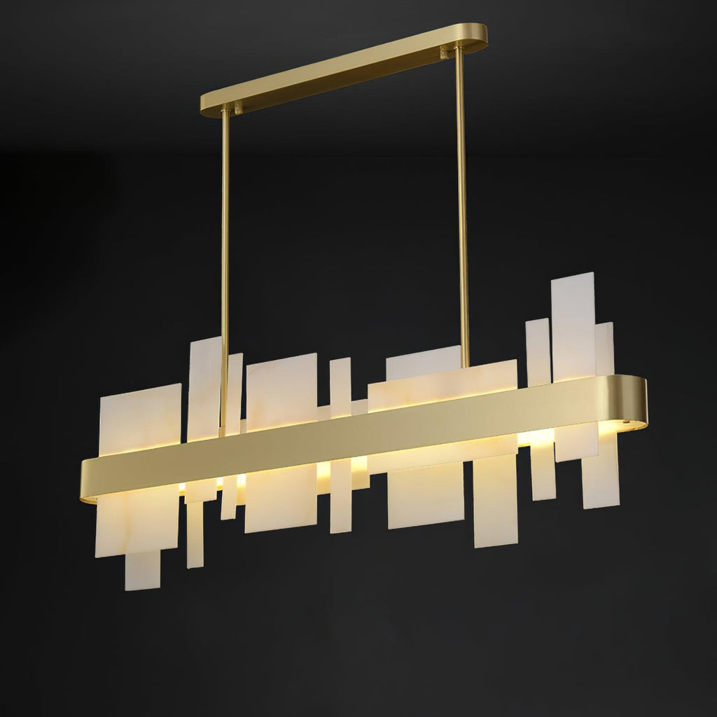 Helrenora Brass Chandelier-Moonnatur