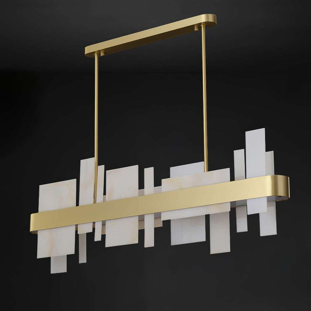 Helrenora Brass Chandelier-Moonnatur