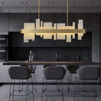 Helrenora Brass Chandelier-Moonnatur
