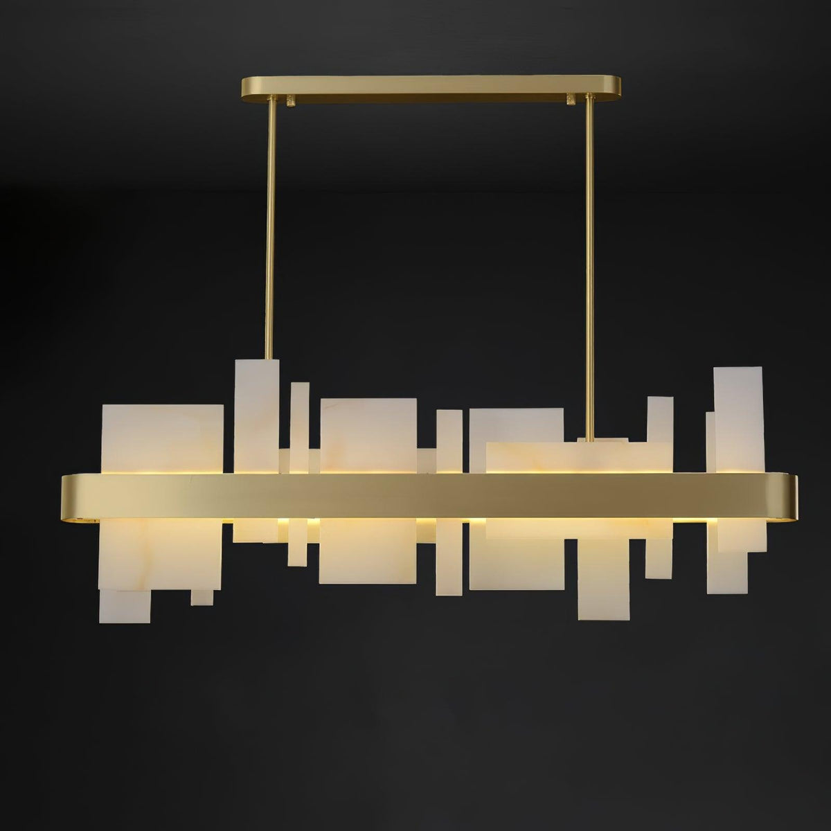 Helrenora Brass Chandelier-Moonnatur