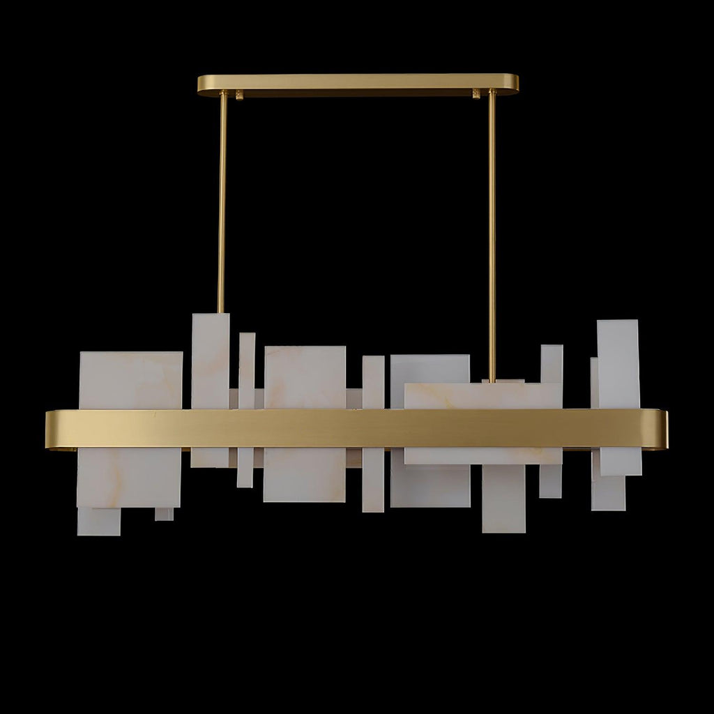 Helrenora Brass Chandelier-Moonnatur