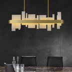 Helrenora Brass Chandelier-Moonnatur